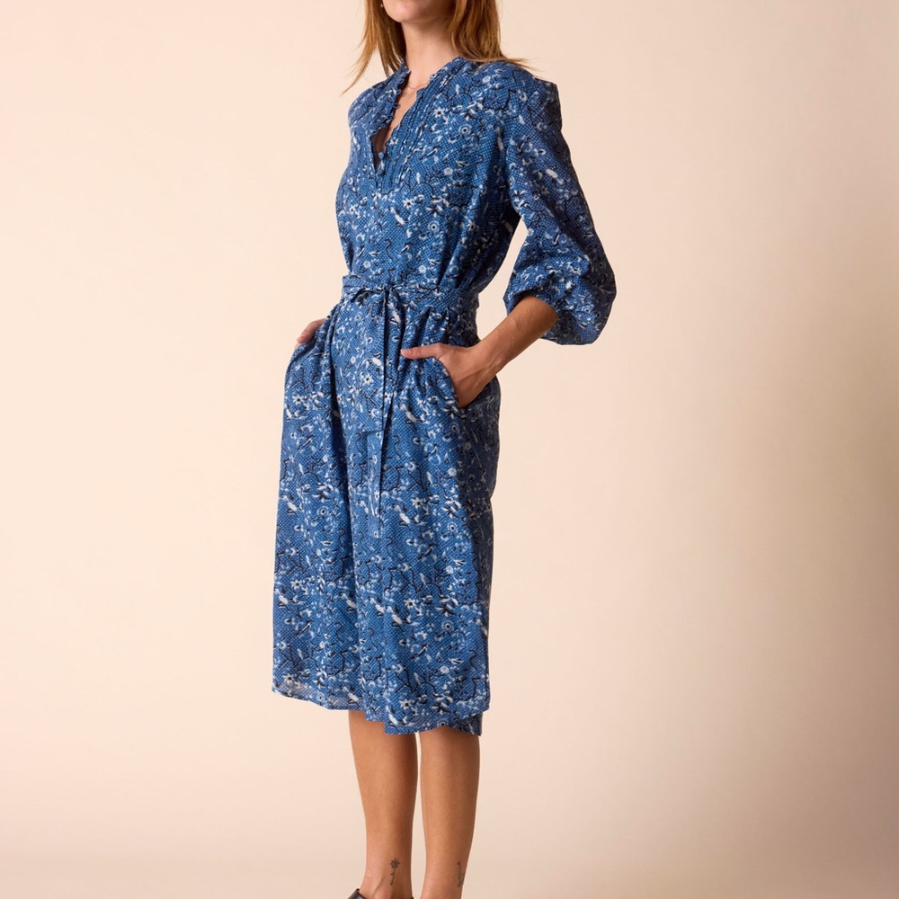 Lilibet Dress- Indigo